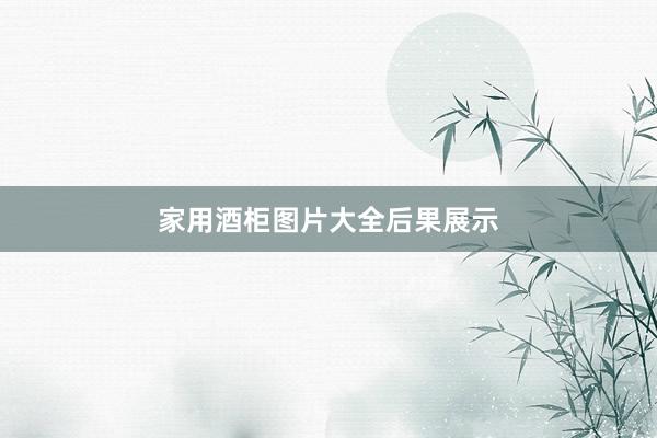 家用酒柜图片大全后果展示